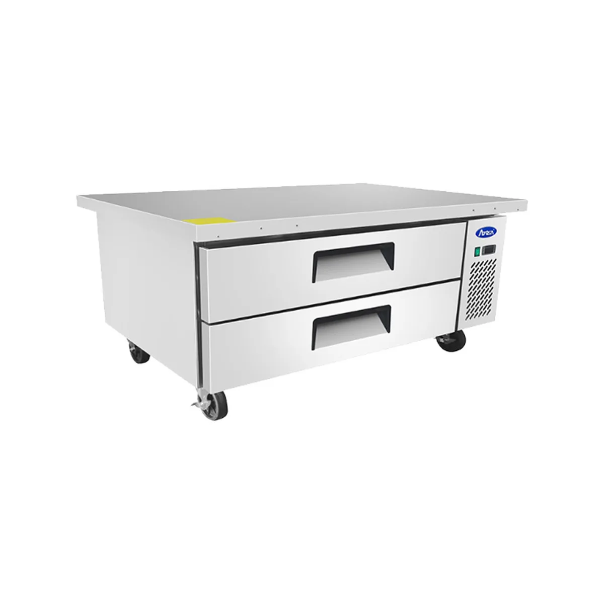 Atosa USA MGF8452GR 60" 2 Drawers Refrigerated Chef Base, Includes (6) 12 x 20 pans, 8.4 cu. ft.