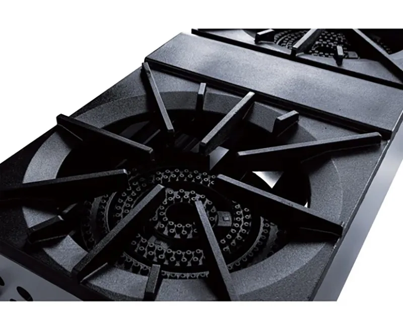 Dukers Appliance Co DCSPB2 18" Gas Stock Pot Range, (2) Three Ring Burners, Low Height, 160.000 BTU 