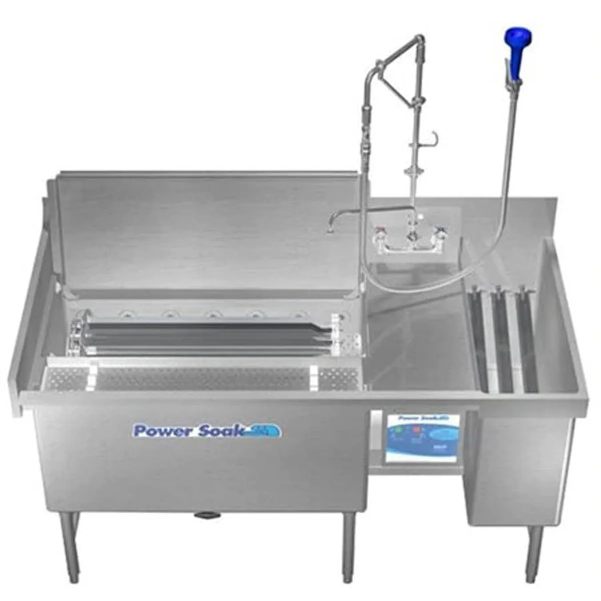 Power Soak SKS-70L-208-3 Skewer Soak Dishtable, Left-To-Right Operation