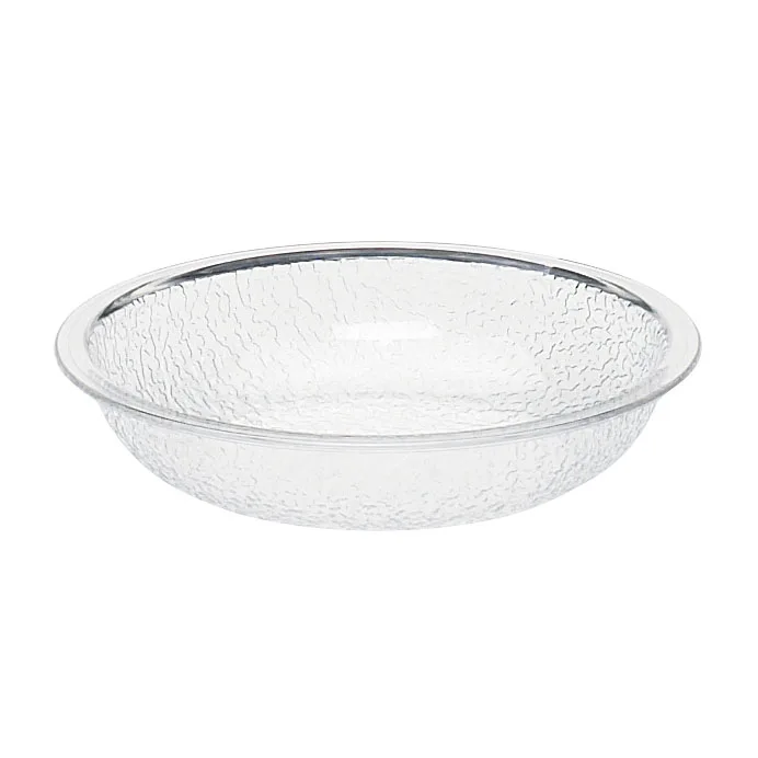 Cambro PSB6176 - 6" Clear Polycarbonate Salad Bowl, 18.8 oz (16‑19 oz) Capacity, Pebbled Finish