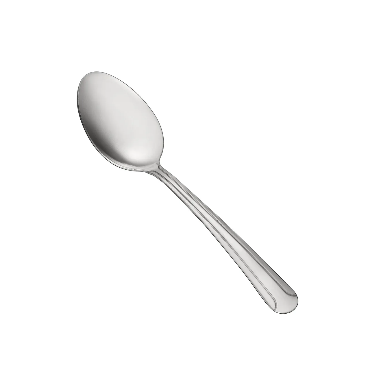 CAC China 1001-01 Dominion Teaspoon, 5-7/8" Length, Medium Weight, 18/0 Stainless Steel - 1 Dozen
