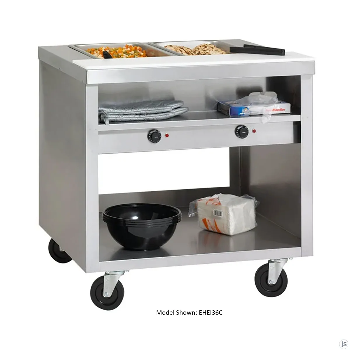 Delfield EHEI48C 48" E-Chef™ Hot Food Table, Electric, (3) Sealed Hot Food Wells