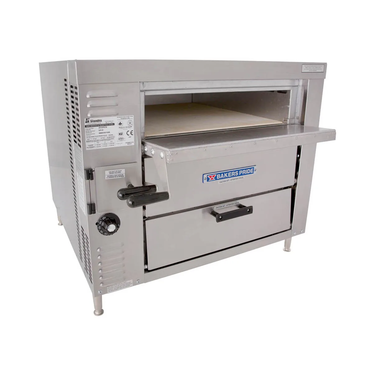 Bakers Pride GP51 32" Double Deck Gas Countertop Pizza Oven w/ 40,000 BTU, Stackable
