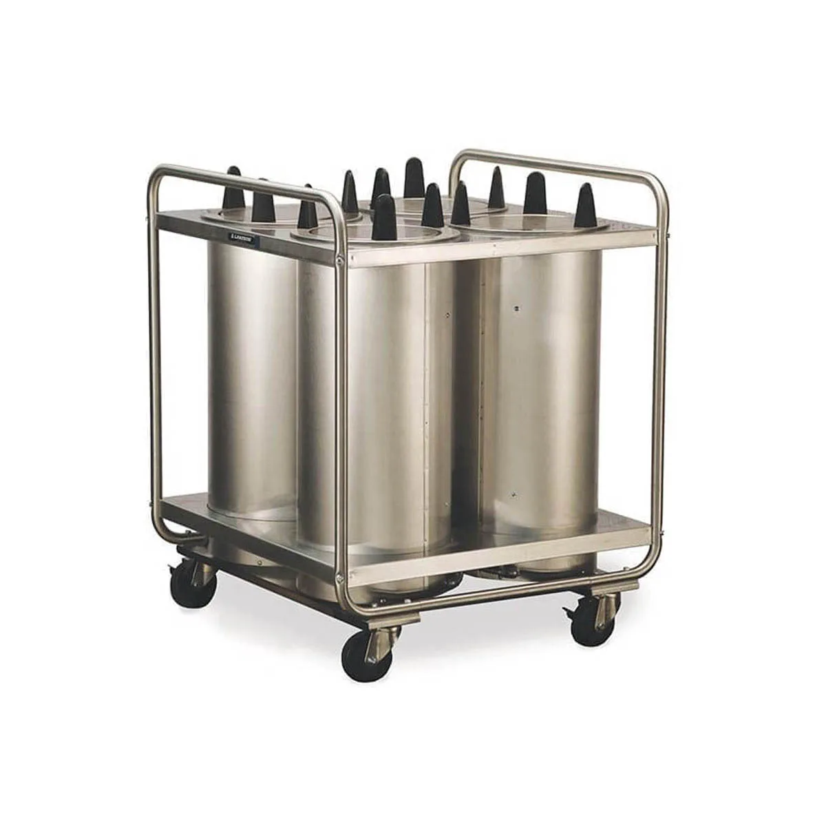 Lakeside 7407 Mobile Open Base 4-Stack Dish Dispenser w/ 7.25" Dia. Dish Size, Unheated