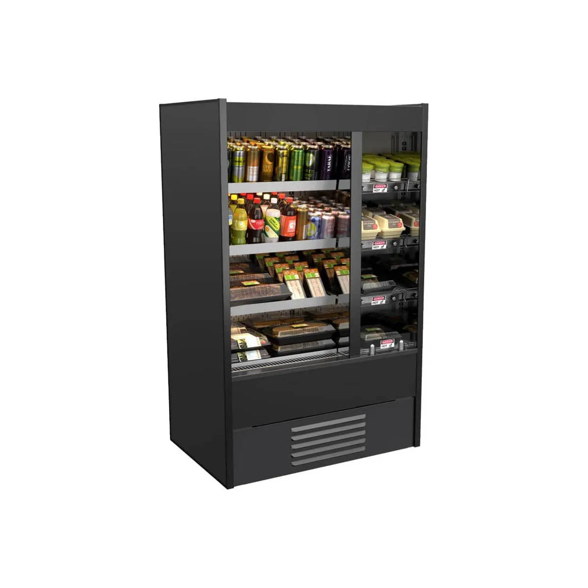 Structural Concepts B3924RH Oasis® R/H Display 39\"W x 26-1/8\"D x 62-5/8\"H, 3 Heated Shelves