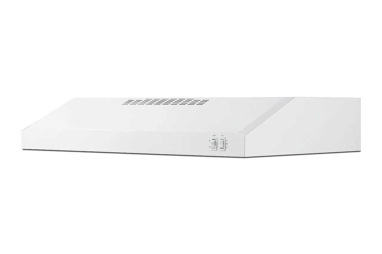 Summit HC30WWADA Under Cabinet Hood, 30" White, 270 CFM Recirculating/Ducted, Filter, Fan, 115V ETL