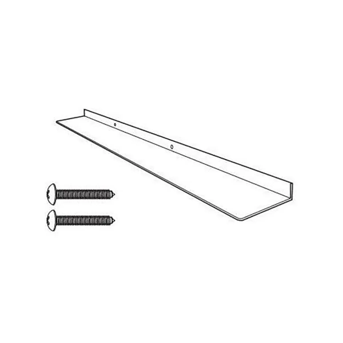 Sharp SKMD30F0AS 30" Flush Mount Deflector Vent Kit for Microwave Drawer, Stainless Steel - Open box