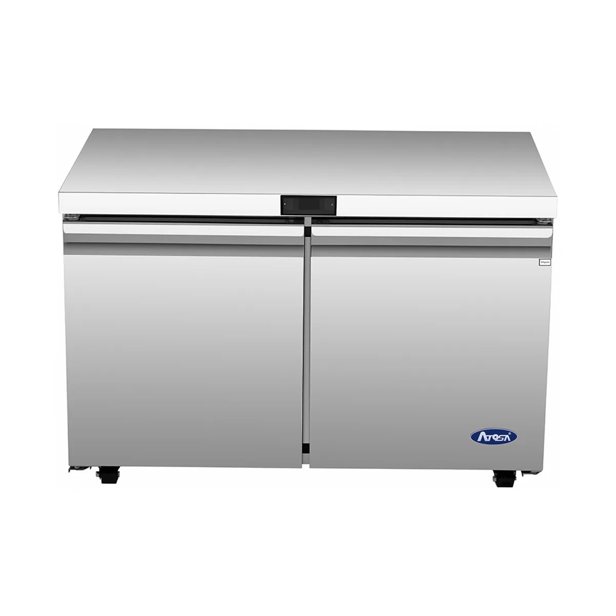 Atosa USA AUF48SD 48" Two Solid Door Undercounter Freezer, Stainless Steel, 11.8 cu. ft.