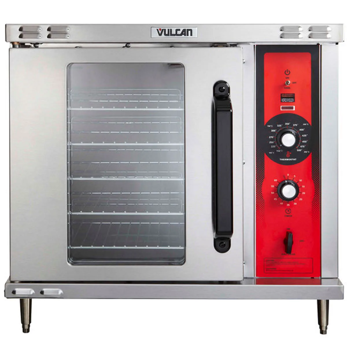 Vulcan ECO2D Half Size Electric Convection Oven with Single Deck, Solid State Controls