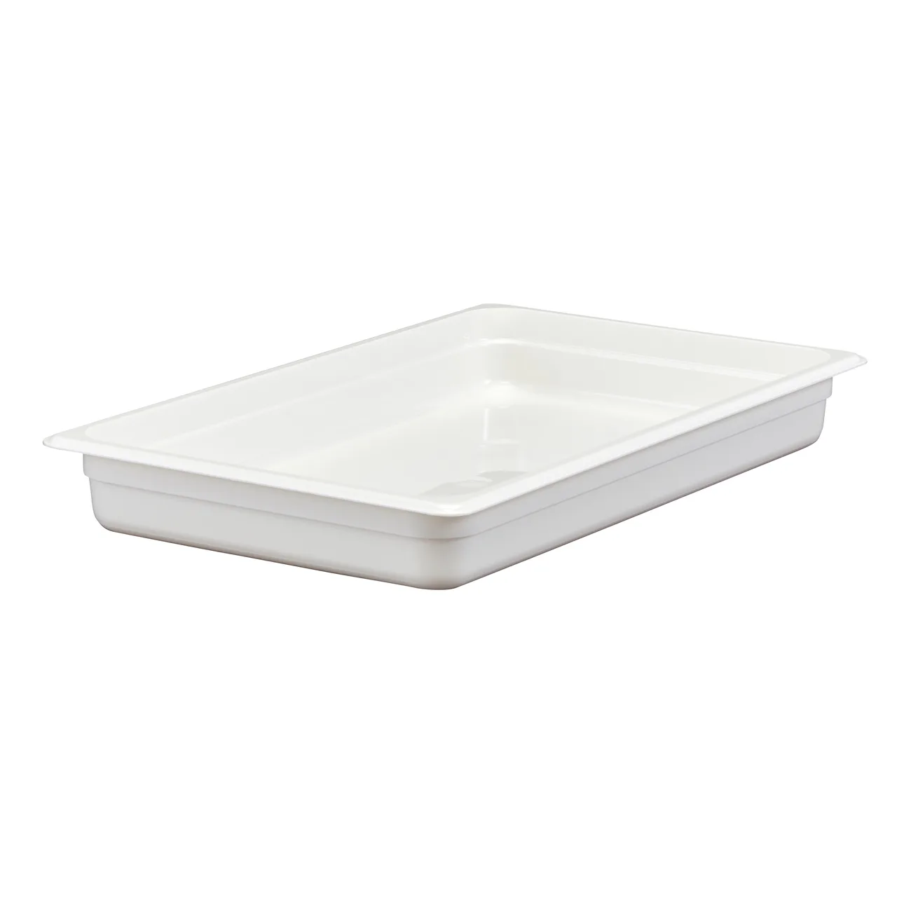 Cambro 12CW148 8.9-Quart Full-Size Food Pan, 2-1/2" Deep, White Polycarbonate, NSF