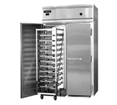 Continental Refrigerator DL2WI-SS-RT 2-Section “Full Height” Roll-Thru Heated Holding Cabinet, Stainless Steel, Solid Doors, Digital Temp Control