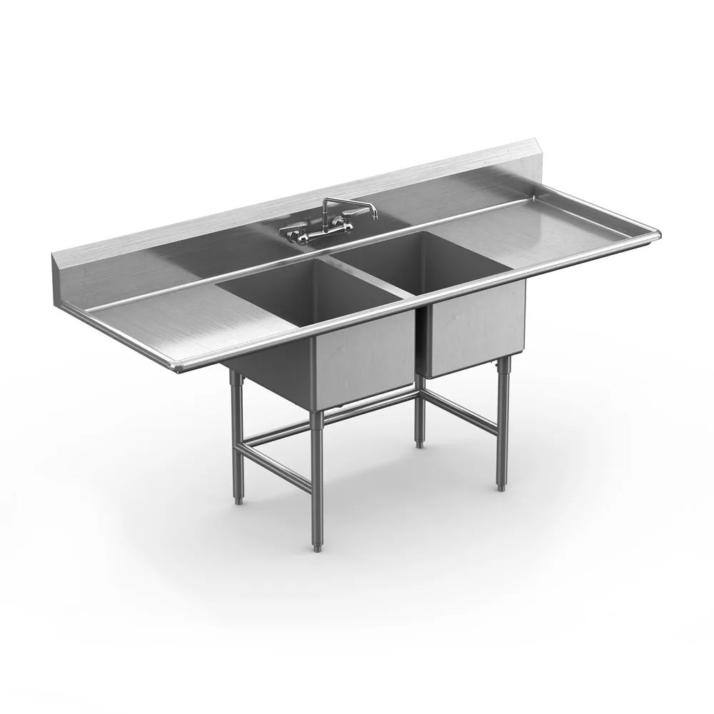 Winholt WS2T20282D18 Sink, Two Compartment