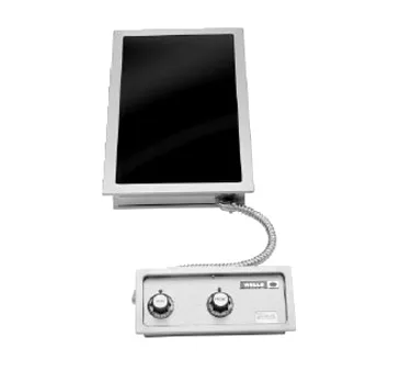 Wells HC-2256 15" Electric Built-In Hotplate w/ (2) Burners, Infinite Controls, 208/240v