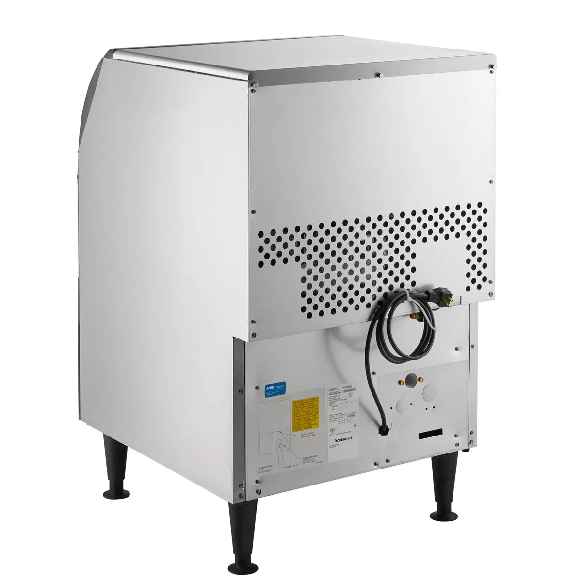 Scotsman UN324A-6 Air-Cooled Nugget-Style Ice Maker with Bin, 370 lbs/Day, 50hz Export Model