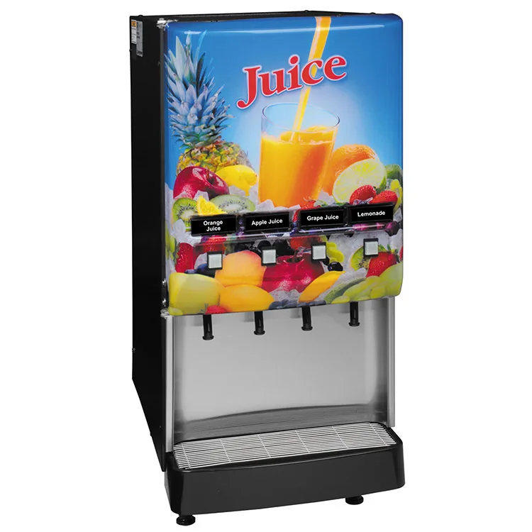BUNN 37300.0004 Led Lighted Juicer Dispenser, Push Button + Single Size Portion Control - 4 Valves