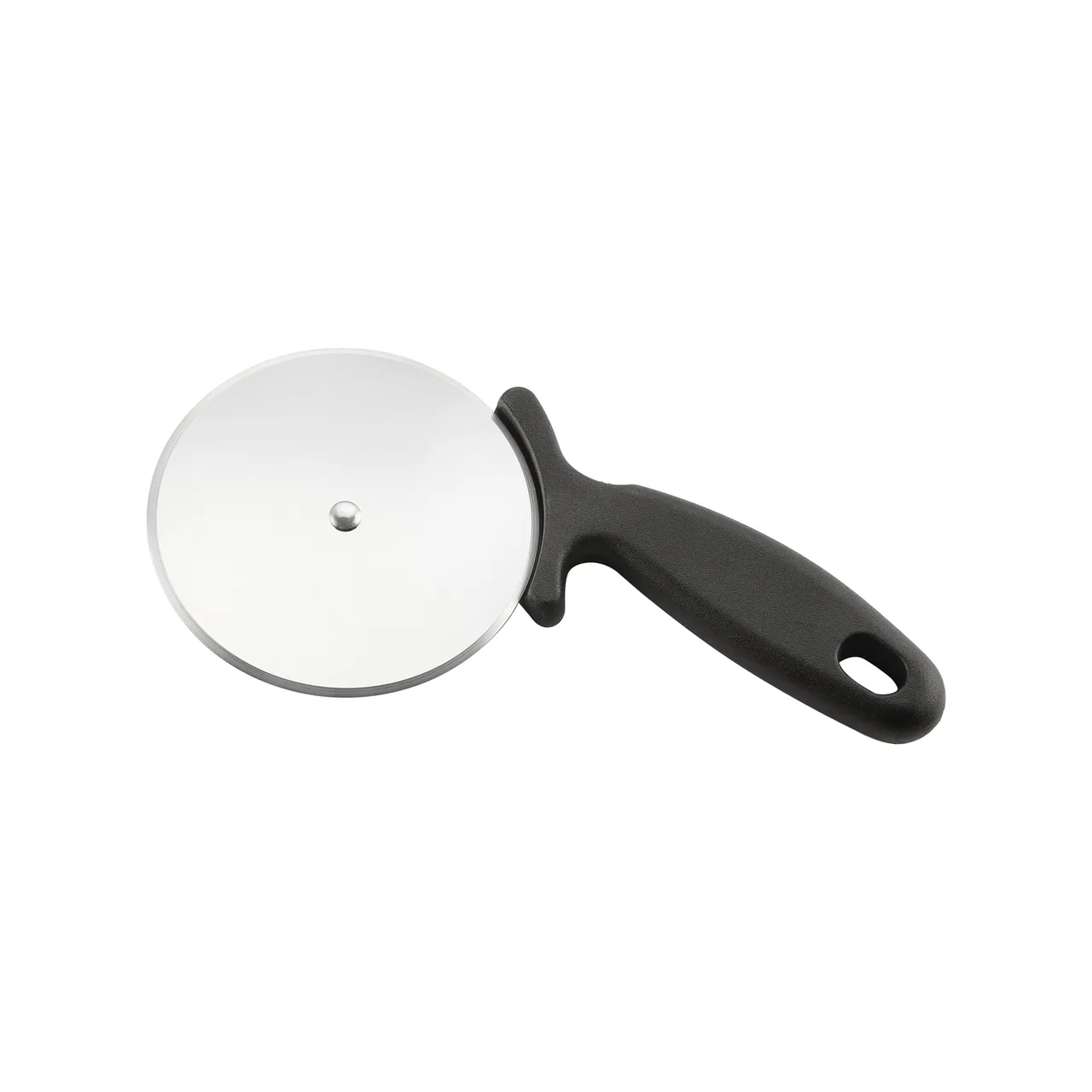 CAC China B15PZ-4K Pizza Cutter – 4" Diameter, Black Plastic Handle, Precision Blade