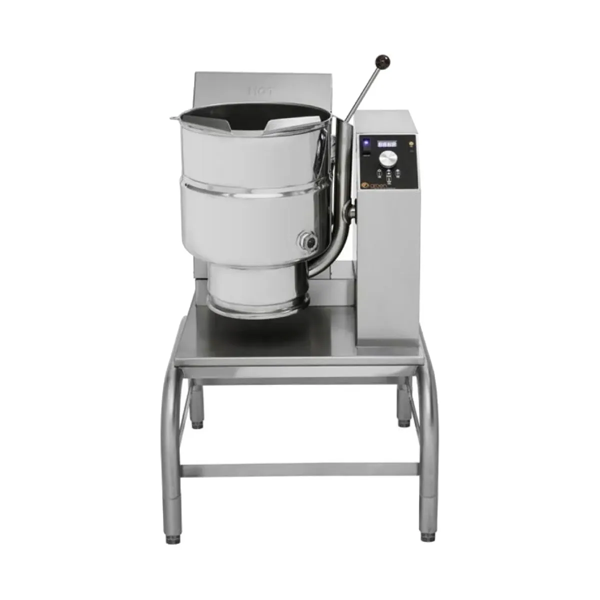 Groen TDH-40C2T 10 Gallon Countertop Tilting 2/3 Steam Jacketed Gas Kettle, 52.000 BTU