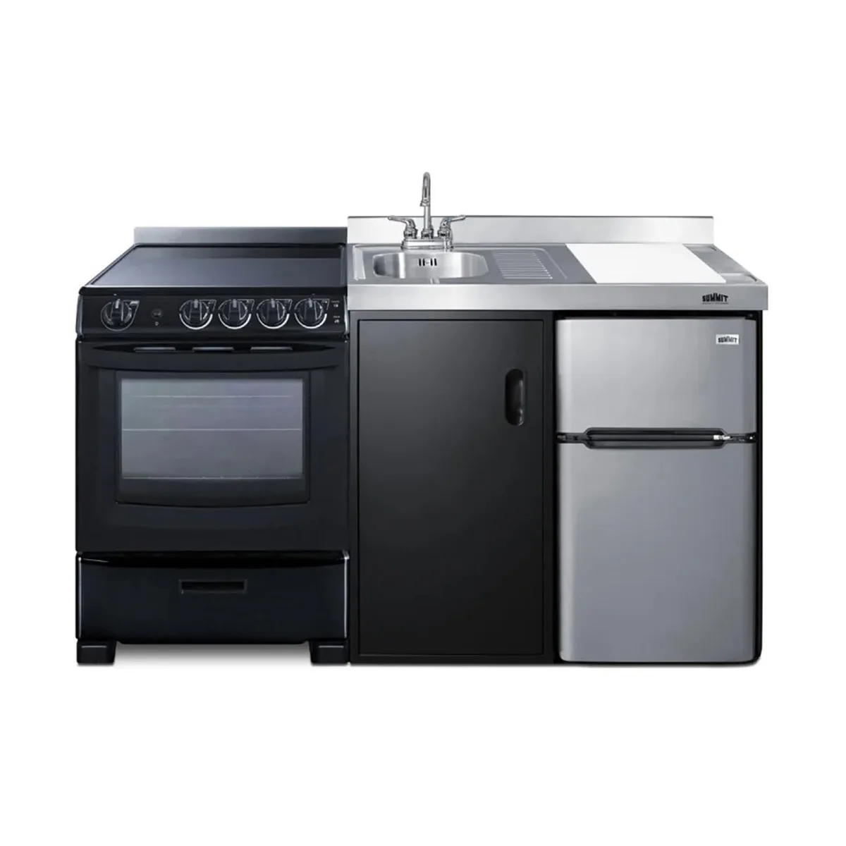 Summit ACK63ELSTB All-In-One Combination Kitchenette