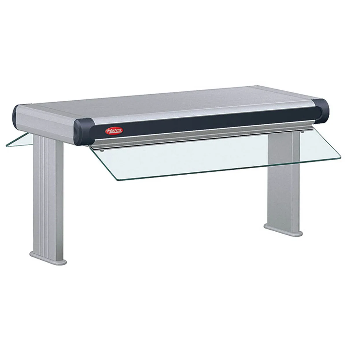 Hatco GR2A-18D3 21.5" Glo-Ray Infrared Strip Heater w/ Single Rod, 500W, 14" High Legs