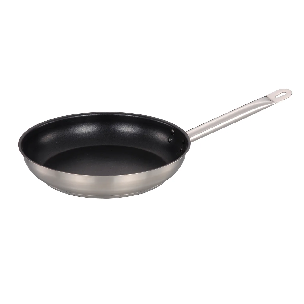 Omcan USA 85271 Fry Pan - 8" Diameter, Riveted Handle, Steel, Non‑Stick, Dishwasher‑Safe, NSF