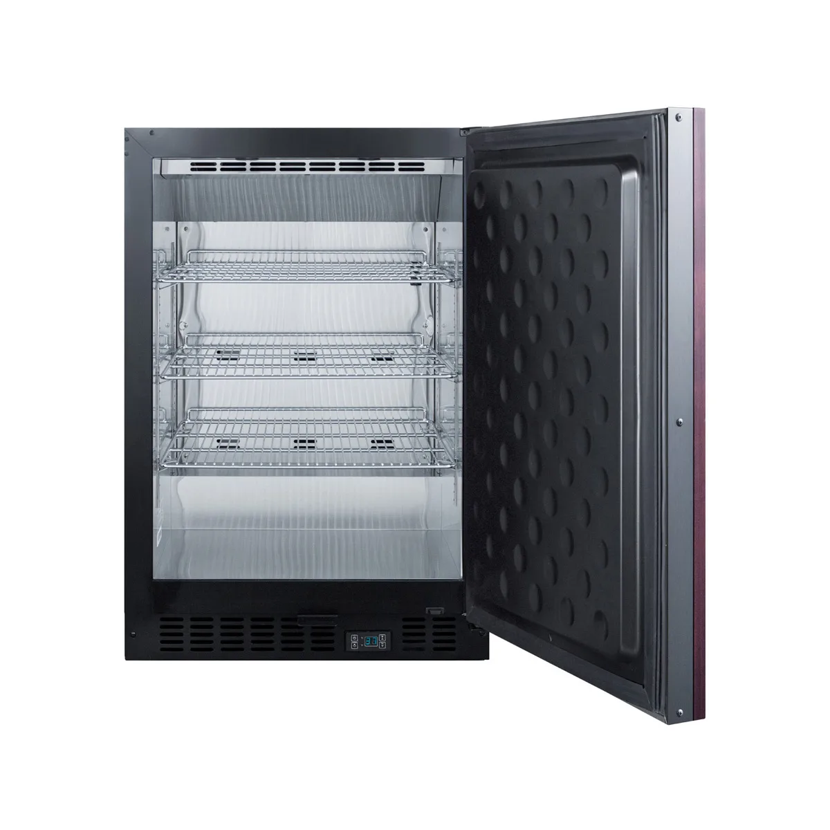 Summit SCR610BLSDIF 24" Panel Ready Door Undercounter Refrigerator in Black, 5 cu. ft.