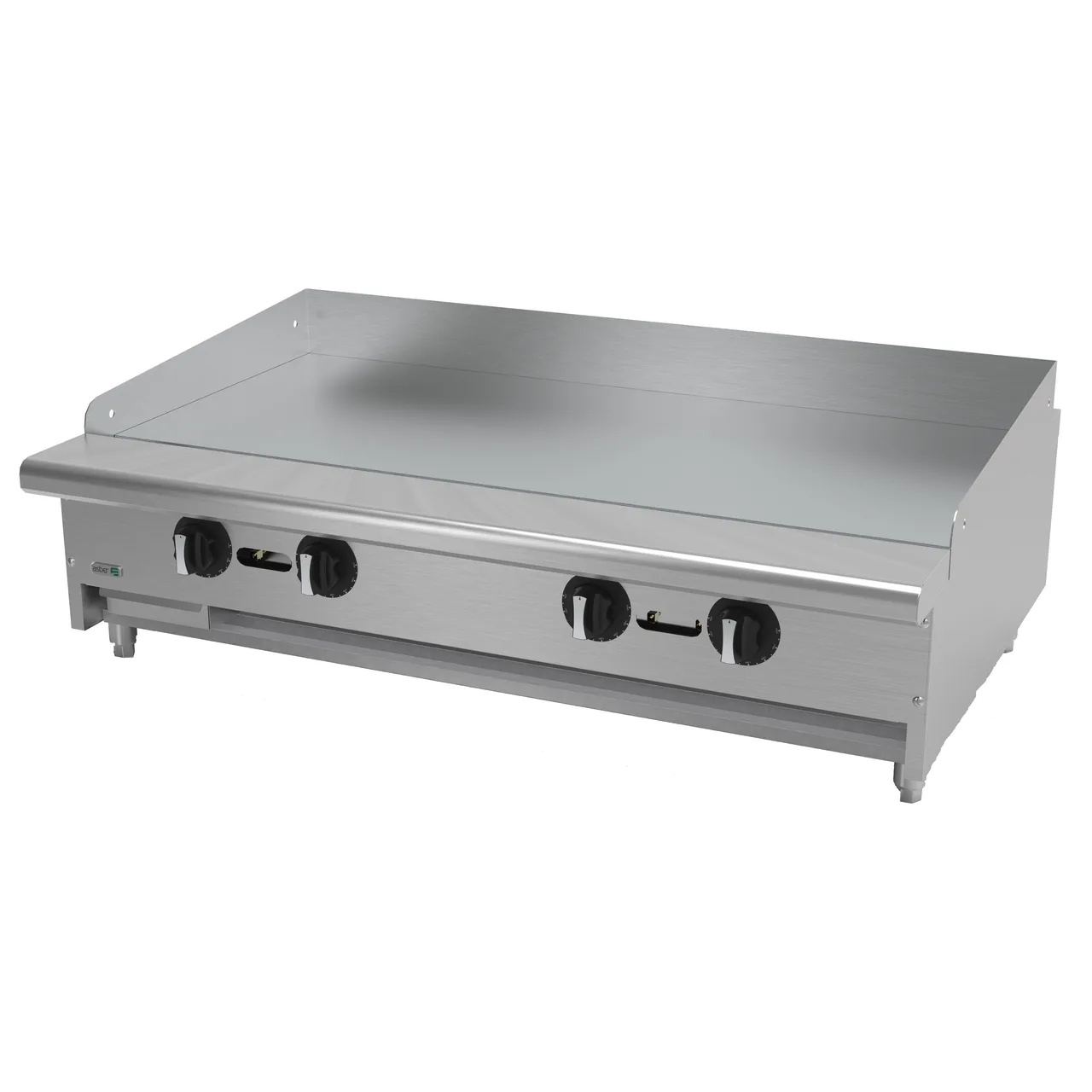 Asber AETG-48-H Countertop Gas Griddle with Thermostatic Controls, 3/4" Steel Plate, 120.000 BTU