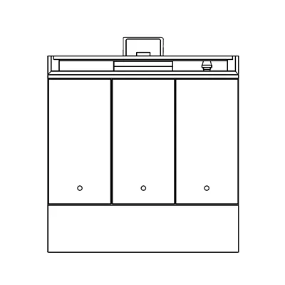 Southbend P36N-HHH 36" Gas Heavy Duty Range w/ (3) Hot Tops, Modular Base, 96.000 BTU
