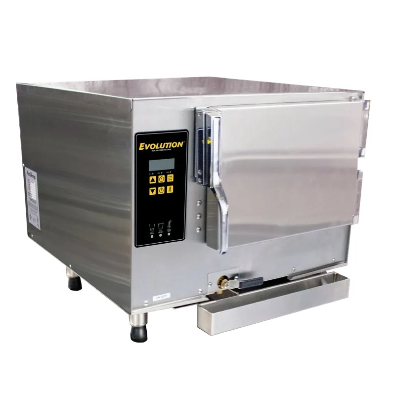 AccuTemp E32083E150 3 Pan Electric Countertop Convection Steamer, Boilerless, Plumbed, 208V