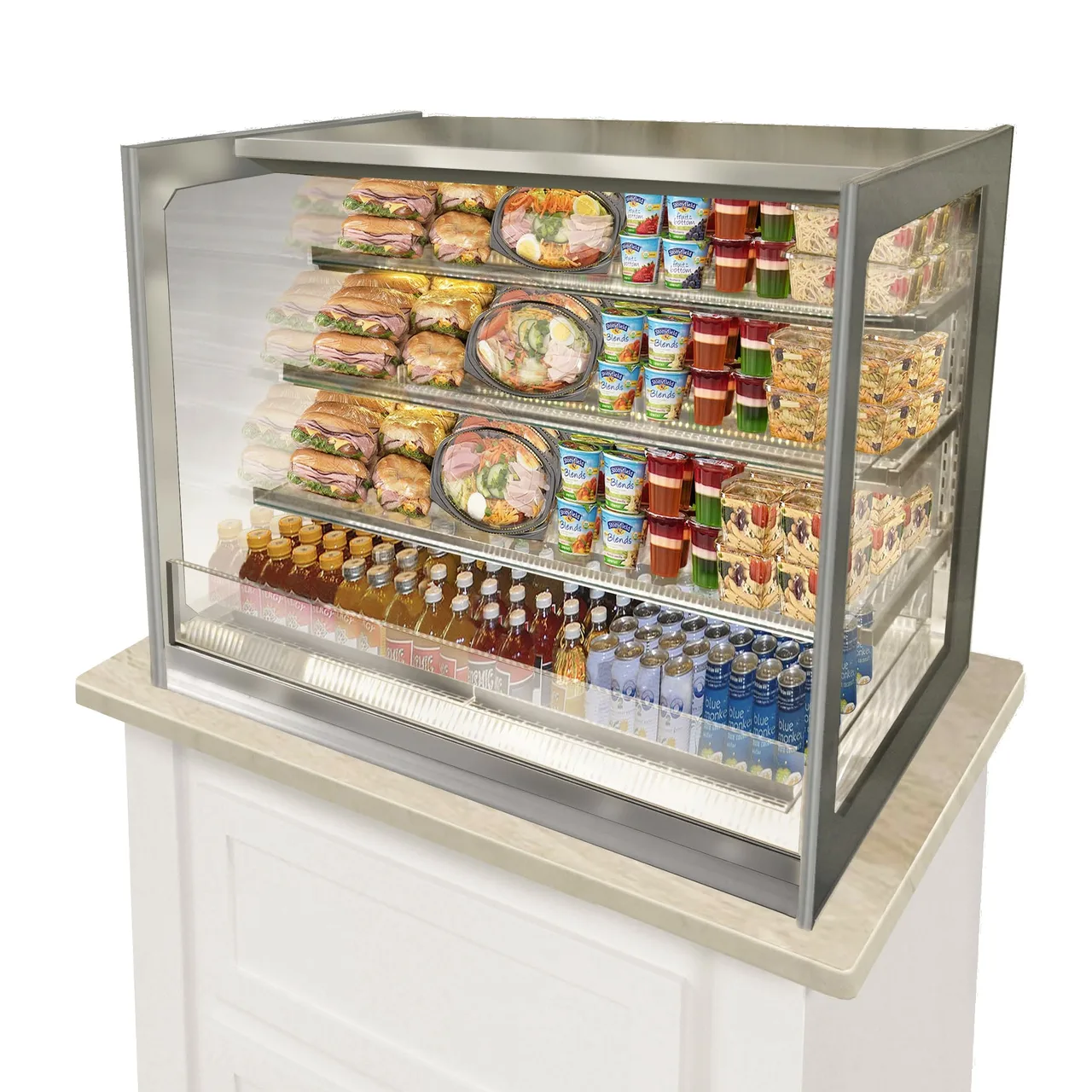 Federal Industries ITRSS4834 48" Drop In Flat Refrigerated Deli Display Case
