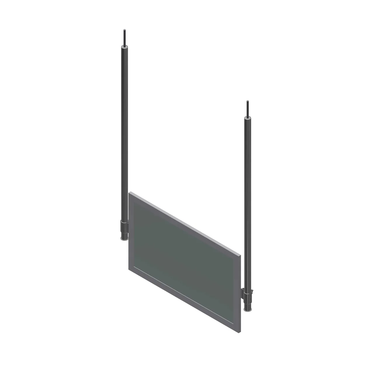 John Boos DM-72-CM Demo Mirror, Ceiling Mounted, 61-1/4"W X 22-1/2"H