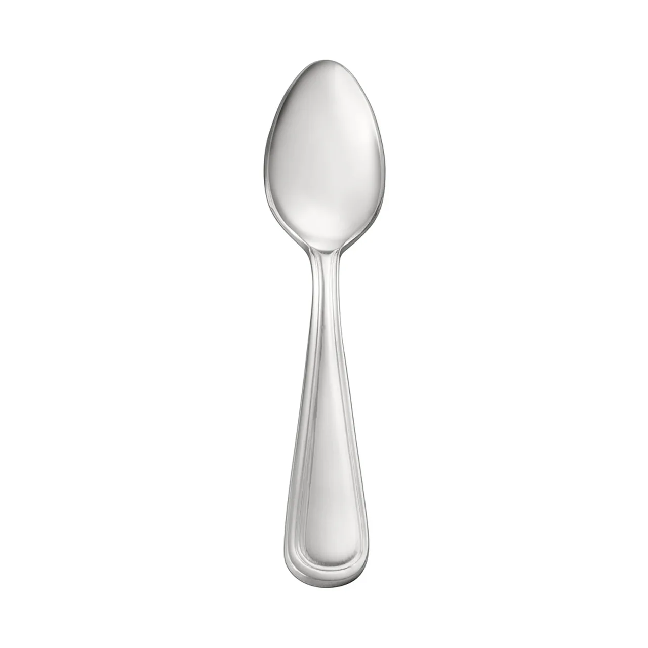 CAC China 8002-09 Elite Demitasse Spoon, 4½" Length, Heavy Weight, 18/8 Stainless Steel - 1 Dozen