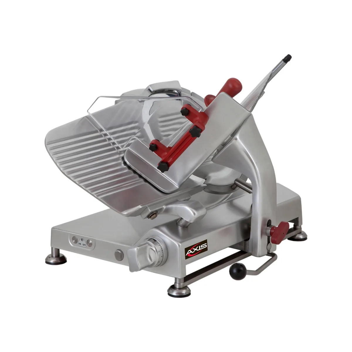 Axis AX-S13G Manual Feed Meat Slicer with 13" Blade, Gear Driven