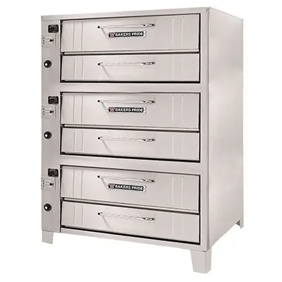 Bakers Pride 3153 57" Triple Deck Gas Pizza Oven