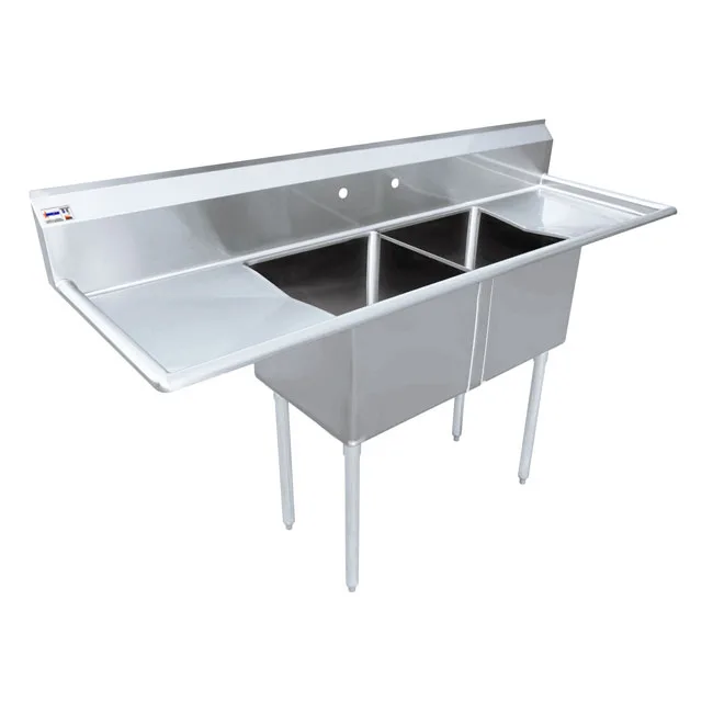 Omcan USA 25269 (2) Two Compartment Sink