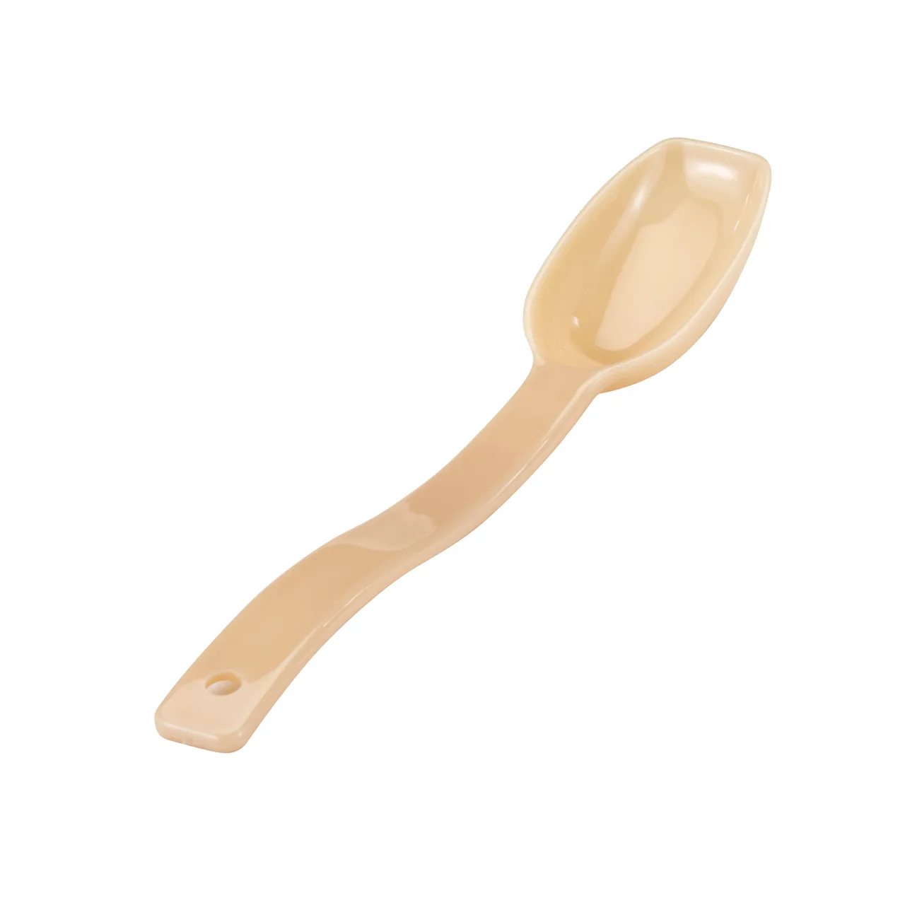 Cambro SPO8CW133 - 8" Polycarbonate Salad Spoon, 1/2 Oz Capacity, Hanging Hole, NSF