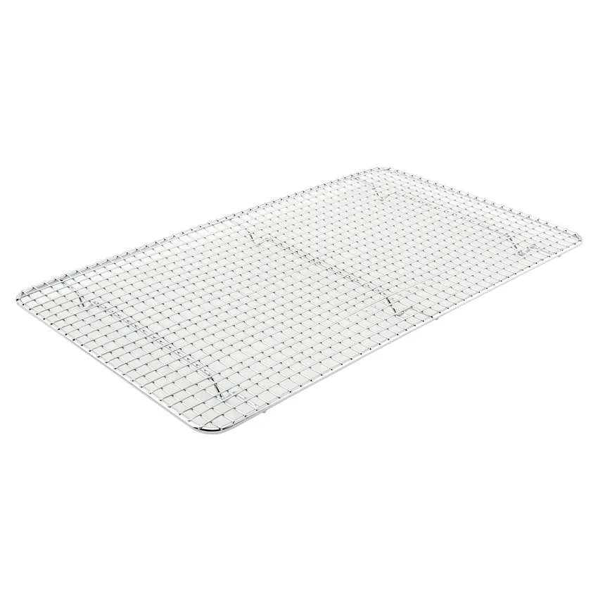 Omcan USA 46464 - Half‑Size Chrome Plated Wire Cooling Rack, Sheet Pan Grate, Stainless Steel