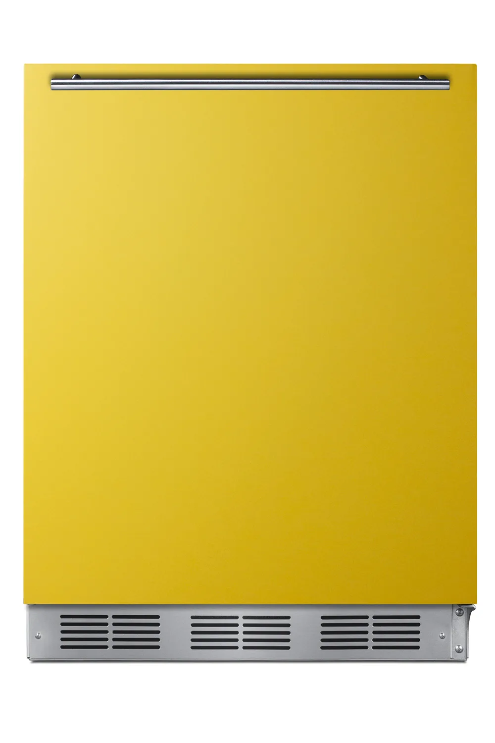 Summit BRF631BKYADA 23" Undercounter Freezer in Black, w/ Saffron Gold Door, ADA Compliant, 5.1 cu. ft.