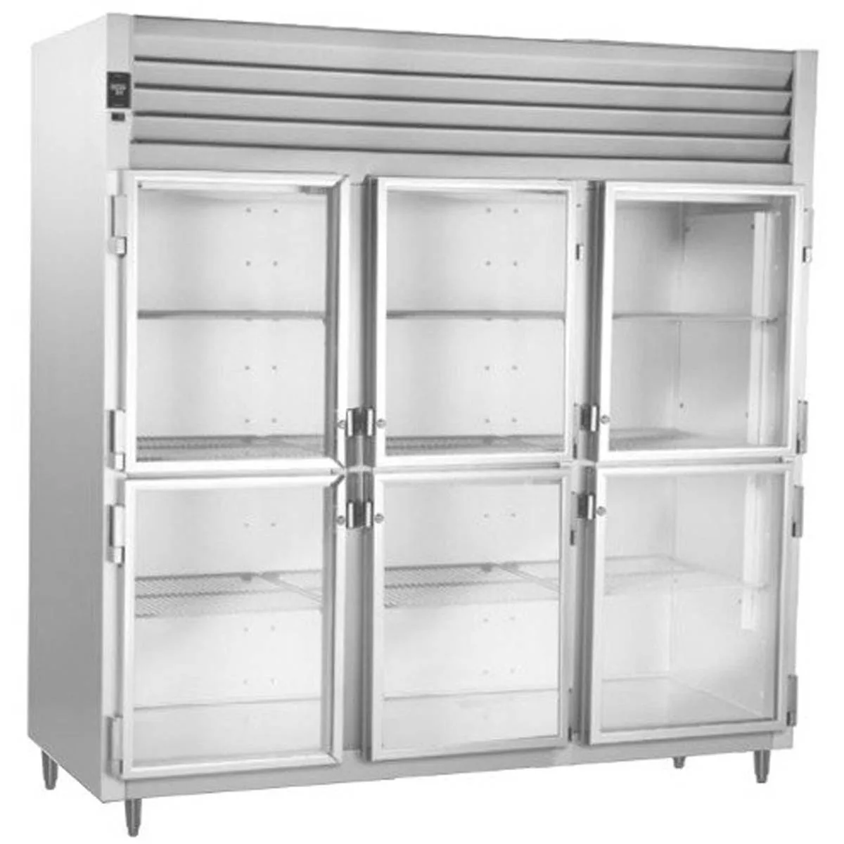 Traulsen RHF332W-HHG 3-Section Reach-In Heated Holding Cabinet, 79 cu ft, Stainless Steel, Glass Doors with Santoprene Gaskets