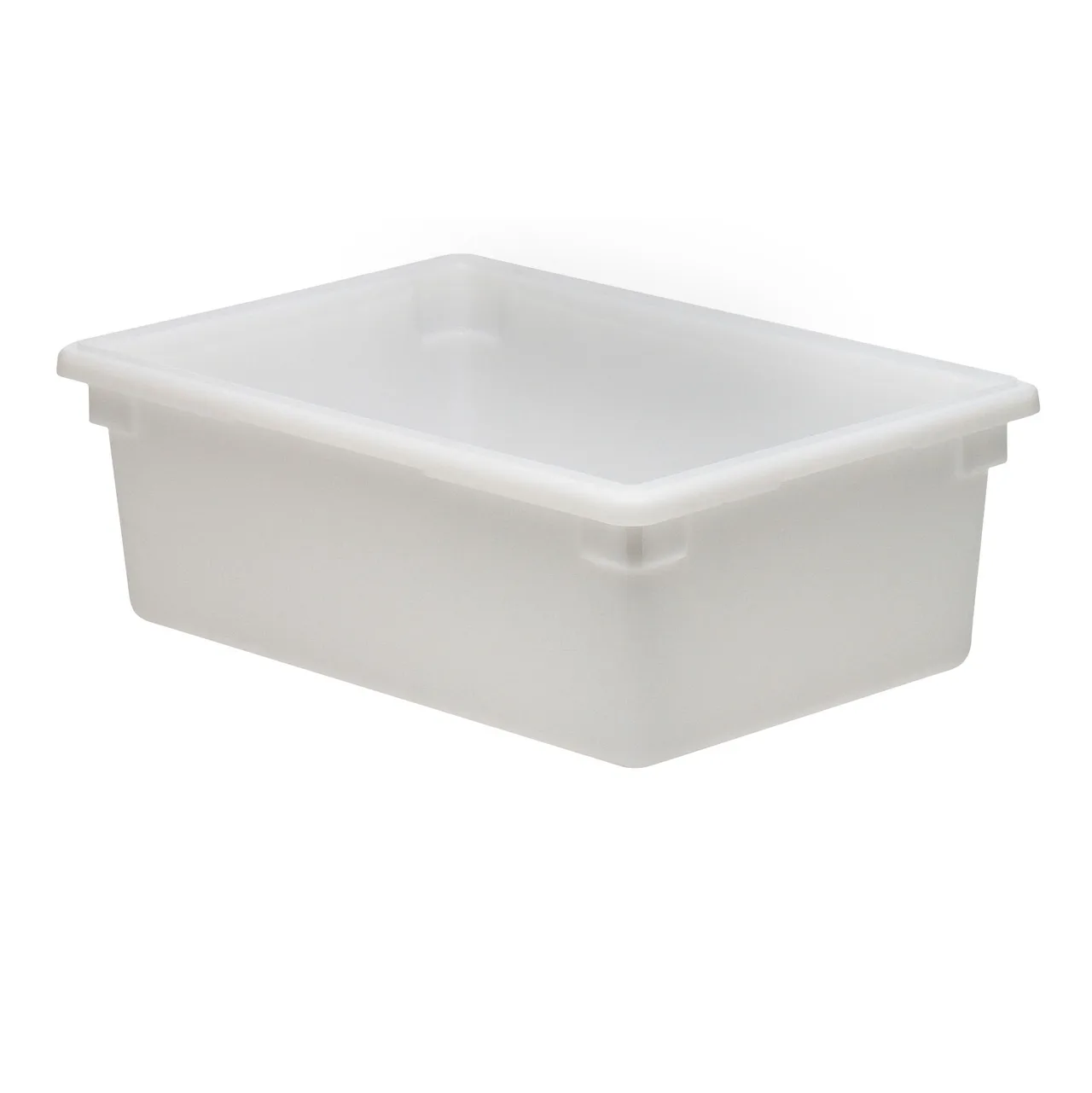 Cambro 182612P148 Storage Box, 18" x 26" x 12" (17‑gal), White Polyethylene, NSF, Dishwasher Safe
