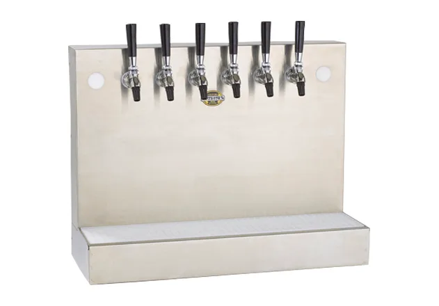Perlick 3774A2B Draft Beer Dispensing Tower, Wall Mount w/ 2 Faucets
