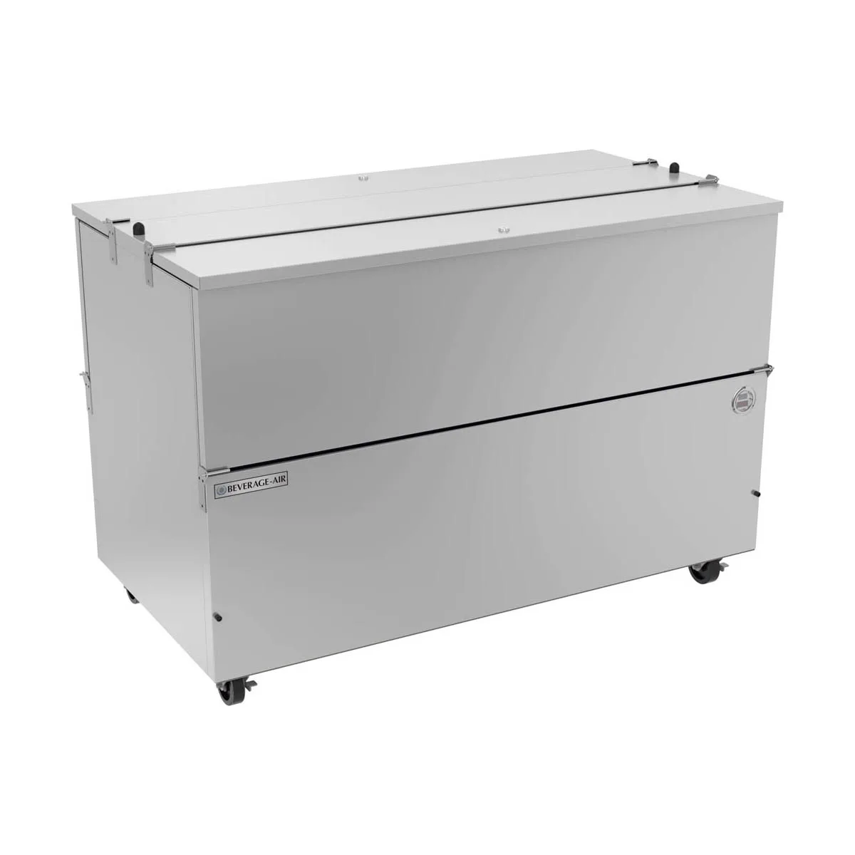 Beverage Air ST58HC-S 58" Dual Sided Milk Cooler, Cold Wall, 16 Crates Capacity