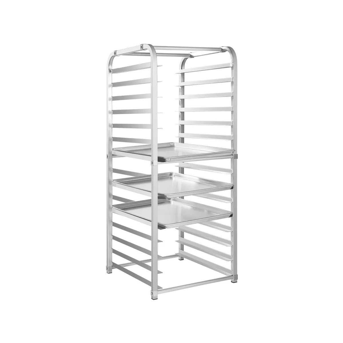 Atosa USA MPRA-15 15 Pan Stainless Steel End Load Reach-In Refrigerator Sheet Pan Rack - Full Size
