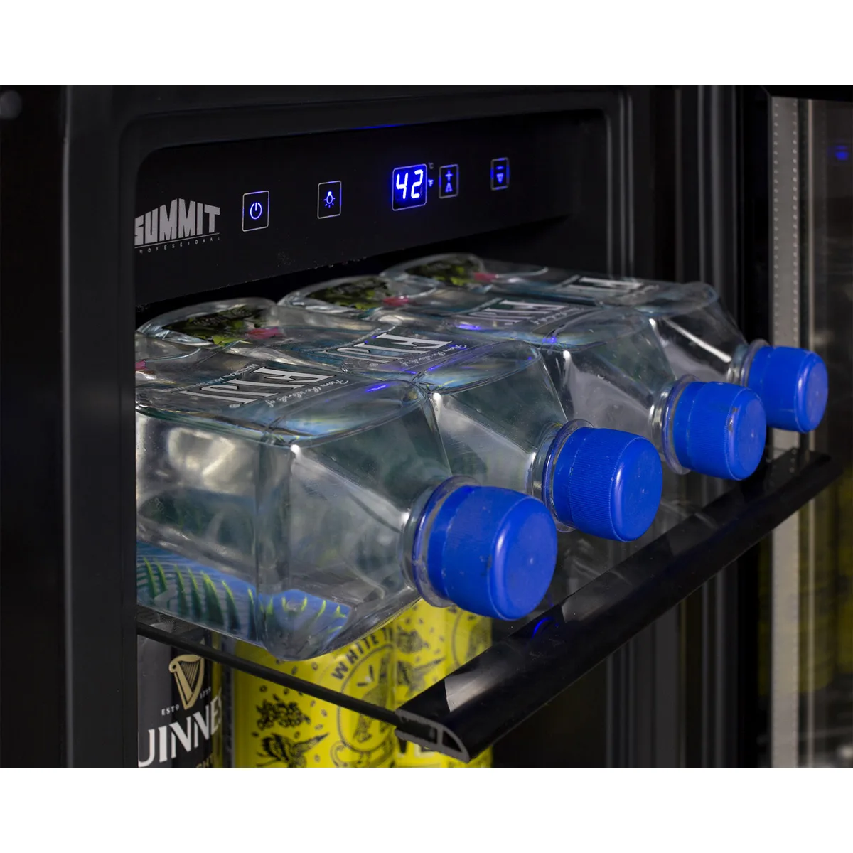 Summit ALBV15CSS Undercounter Beverage Center w/ Glass Door, 2.3 cu.ft