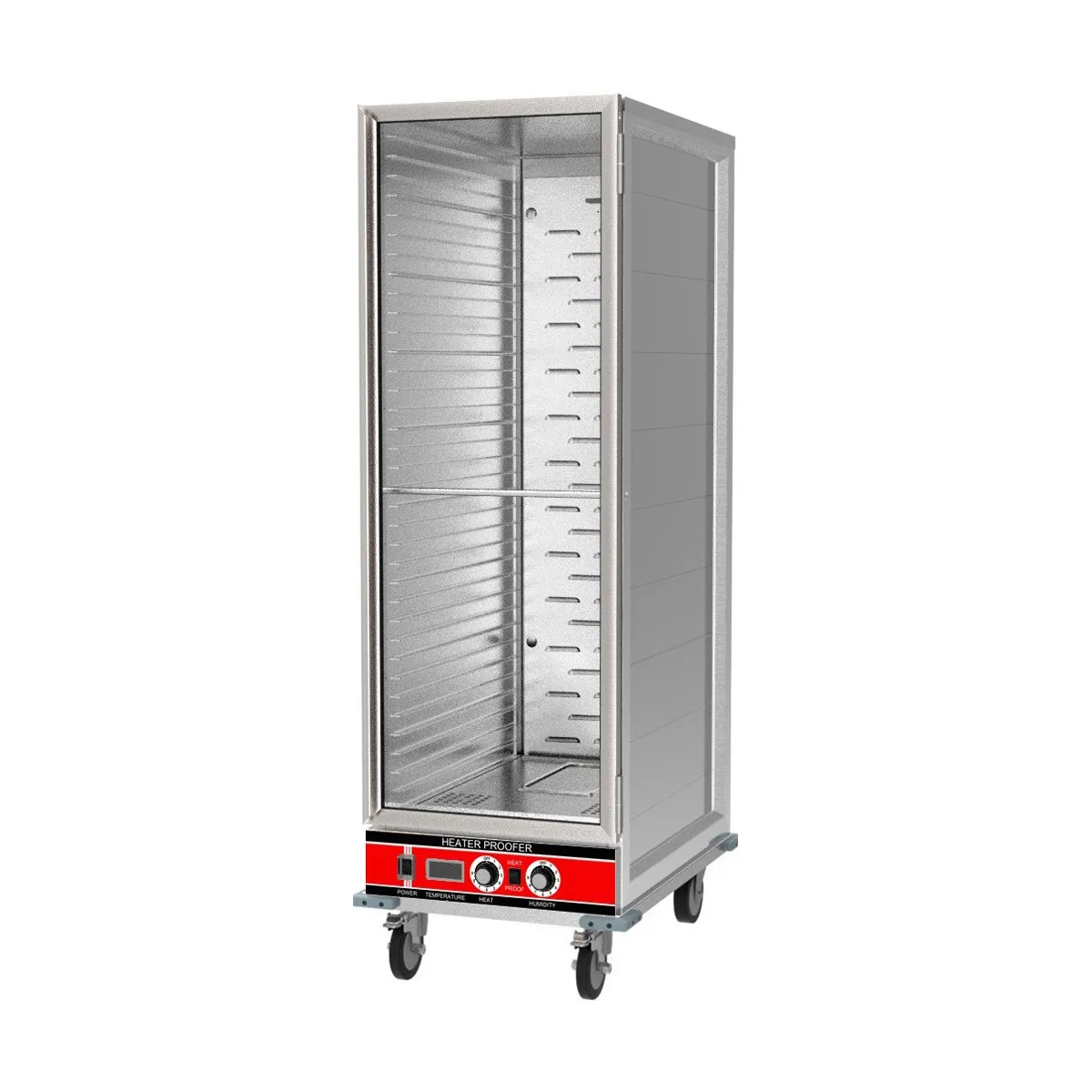 BevLes HPC-6836 Full Height Non-Insulated Heated Proofer & Holding Cabinet, (1) Clear Door