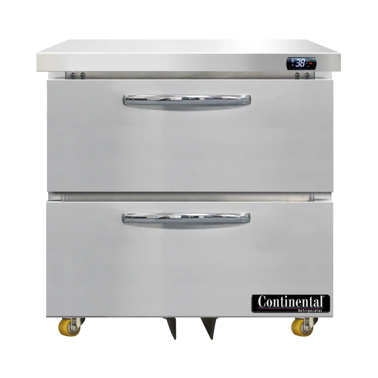 Continental Refrigerator D32N-U-D 32" 2 Drawers Undercounter Refrigerator, 9 cu. ft.
