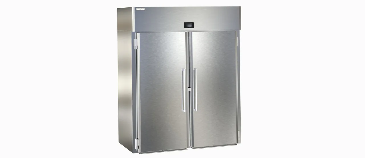 Delfield DSLHRI2-S 2-Section "Full Height" 2-Door Solid Door Heated Holding Cabinet, 67.2 cu ft, Stainless Steel
