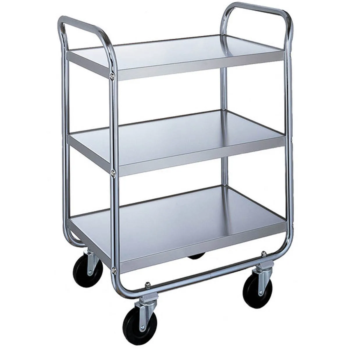 Lakeside 4939 33" Handler™ 2-Shelf Stainless Steel Tough Transport Utility Cart