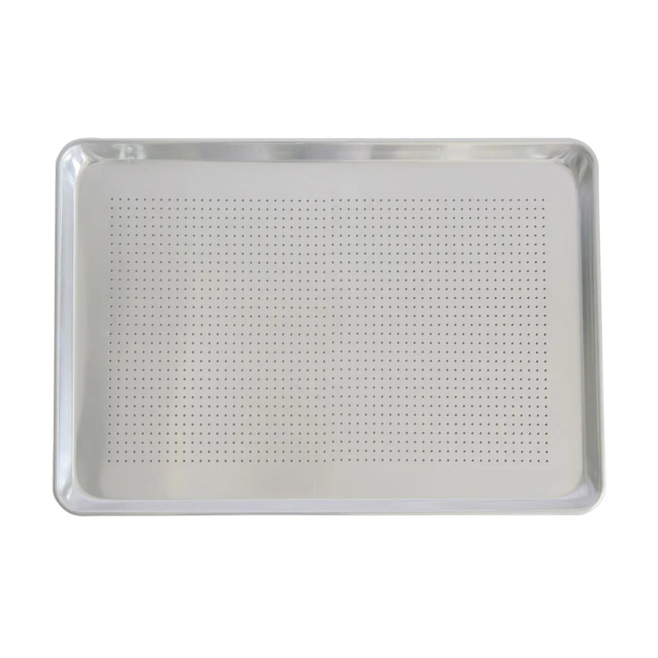 CAC China ASHP-1826PS Full-Size Bun/Sheet Pan, 26"L x 18"W, Perforated, 16 Gauge, Aluminum