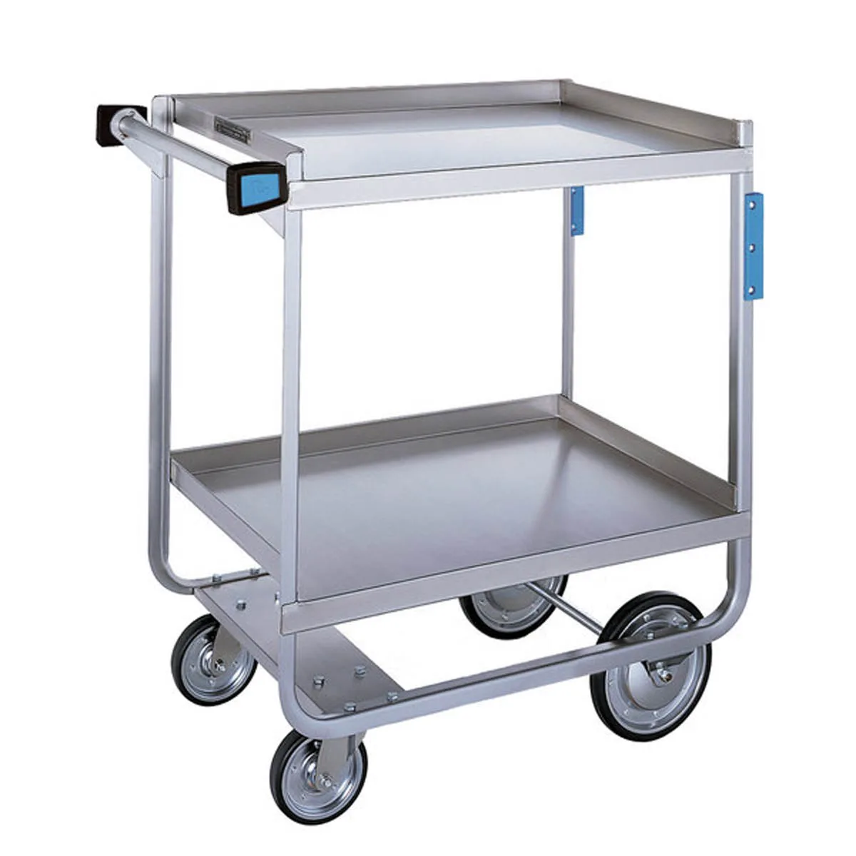 Lakeside 543 NSF Stainless Steel 2 Shelf Utility Cart - 700 lb. Capacity