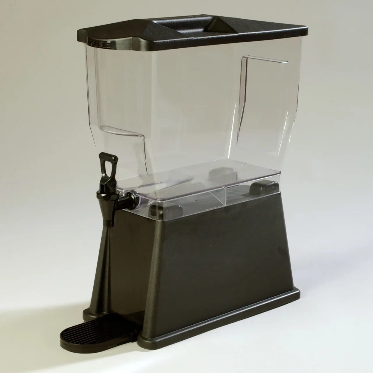 Carlisle 1085003 Trimline 3‑Gallon Dispenser, 21½" H x 8" W, Black Bowl, No‑Drip Faucet, NSF